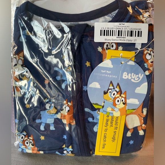Little Sleepies Other - Popular Bluey Dance Mode 2T Zippy Pjs